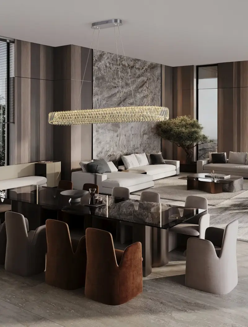 Luster NOVA LUCE 9333082 LED 82W 5740lm 3000K 230V IP20